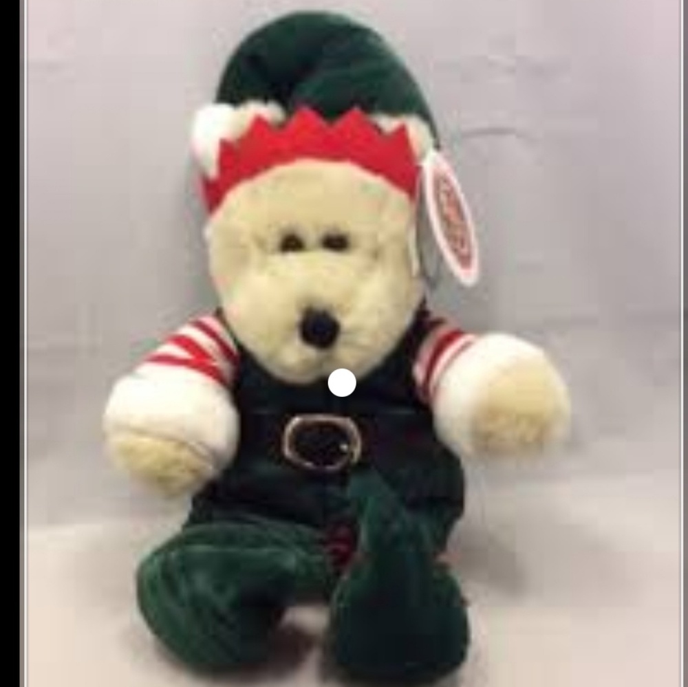 New 2001 collectible Starbucks elf bear  NWT